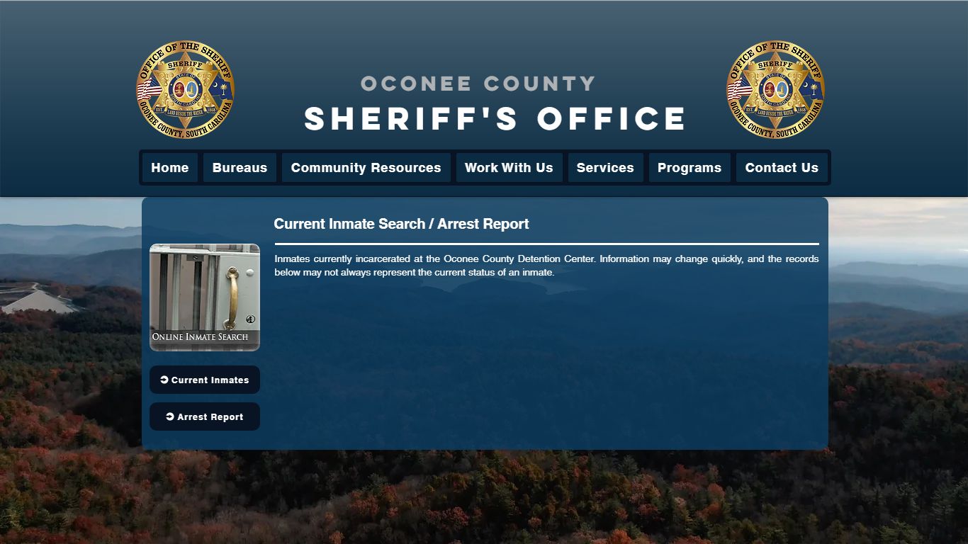 Inmate Search & Arrest Report | oconeelaw